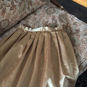 Vintage Gold Bubble Midi Skirt for Cocktail
